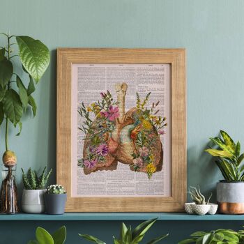 Soft Colors Flowery Lungs - Livre Page M 6.4x9.6 (No Hanger) 4