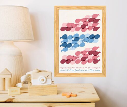 Wall art print Nursery Decor - Wall art for kids-How much I love you art.Be related Newborn gift- Baby gift- Pregnancy gift- NSR020 - White 8x10