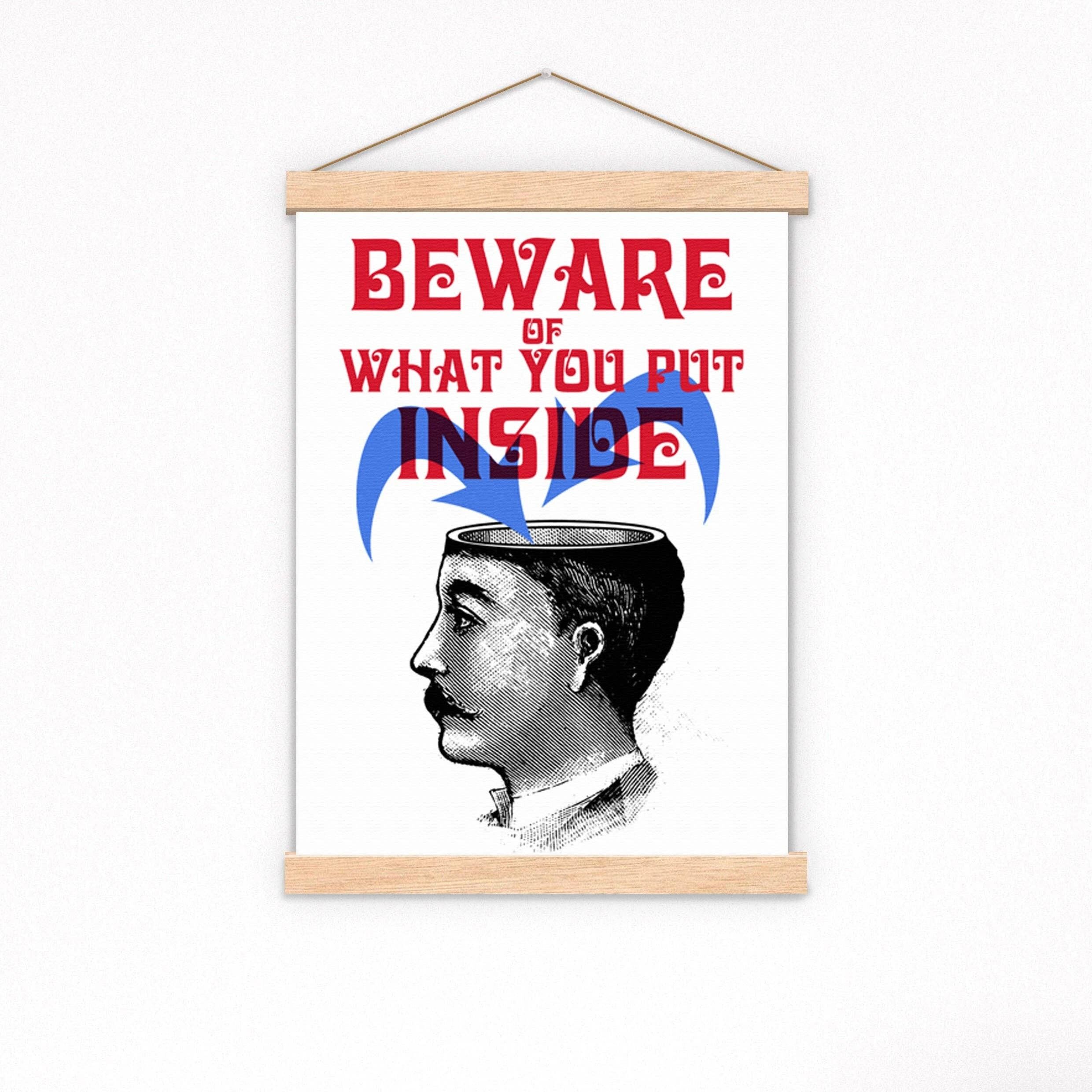 Smart quote Beware of what you put inside Victorian poster - White 8x10 (No Hanger)