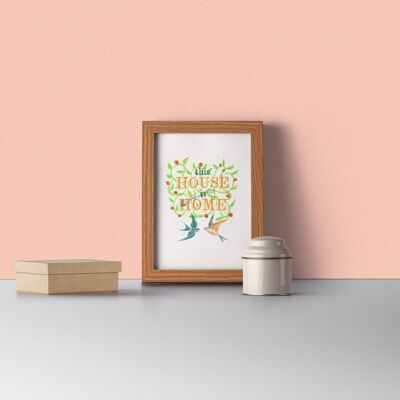 Welcome Spring Poster Print - A5 White 5.8x8.2 (No Hanger)