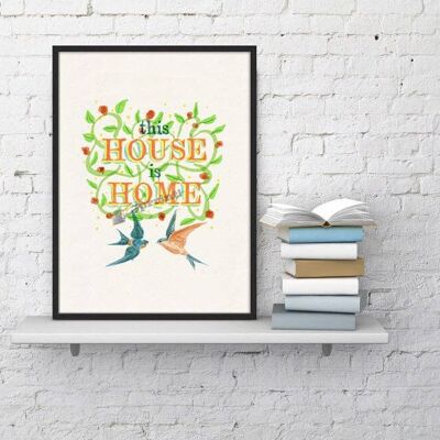 Welcome Spring Poster Print - White 8x10 (No Hanger)