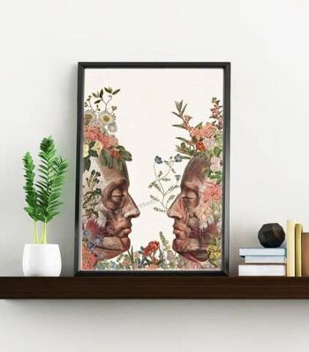 We are Nature Anatomy Art print - A3 Poster 11.7x16.5 (No Hanger) 2