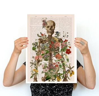 Squelette de fleurs sauvages - Affiche A3 11,7 x 16,6 (sans cintre) 4