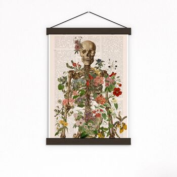 Squelette de fleurs sauvages - Affiche A3 11,7x16,6 3