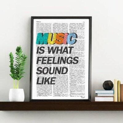 Xmas Svg, Christmas Gifts, Music Color Music Wall Art, Music Art Music Poster, Gift for Music Lover Him, Music Room Decor Rock n Roll TYQ001 - Book Page S 5x7