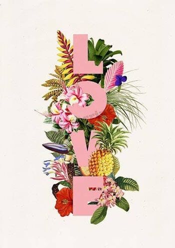 Svg de Noël, Cadeau pour elle, Cadeaux de Noël pour maman, Impression d'art mural Bienvenue printemps Typographie Plantes exotiques et fruits LOVE décor à la maison TYQ211WA4 - Blanc 8x10 3