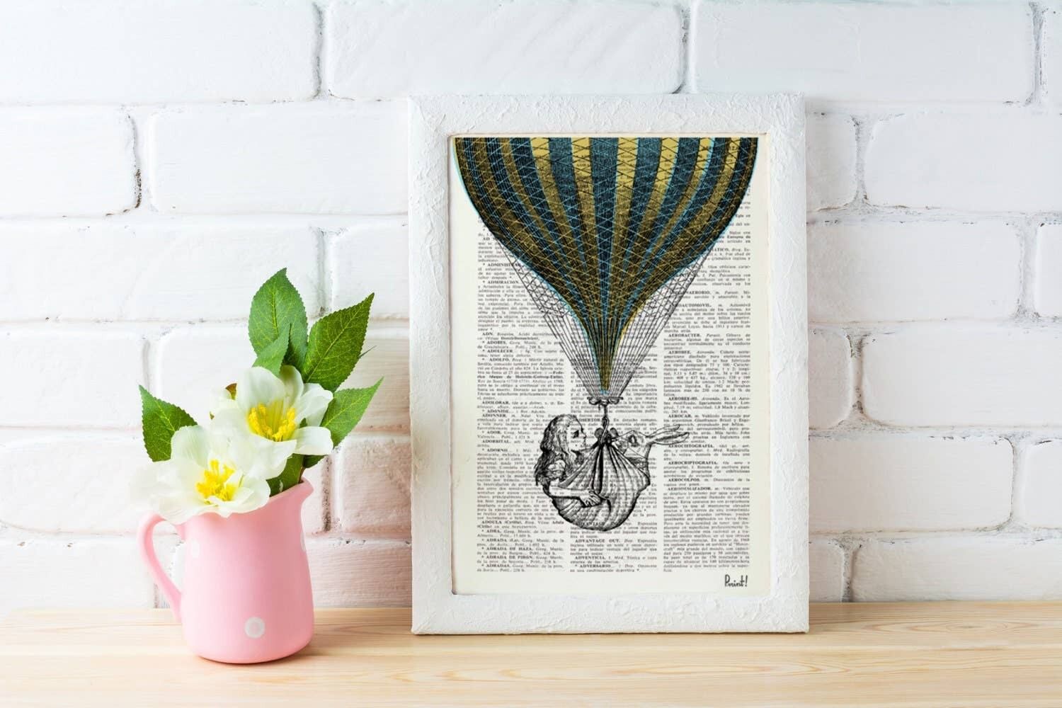 Weihnachts-Svg, Frühlingsfeier Alice im Wunderland Wörterbuch-Buchdruck Alices (und weißer Hase) Collagendruck auf Vintage-Buch ALW042 – Musik L 8,2 x 11,6