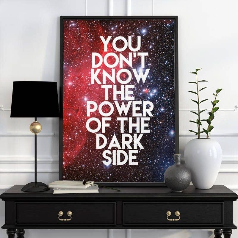 Xmas Svg, Wandbehang Kunst Star Wars inspirierende Poster, Wandkunst, Wand-Dekor, Star Wars inspirierte Kunst, Wandbehang Star Wars TYQ200WA3