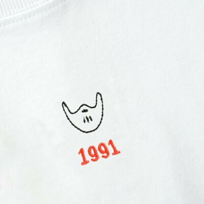 T-shirt brodé 1991, Le silence des agneaux
