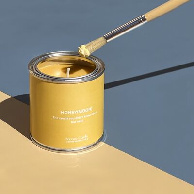 Bacana Candle - Duftkerze im Glas - Aromakerze in Dose mit Deckel - Originelle Geschenkkerze - 250 Gramm - Honig
