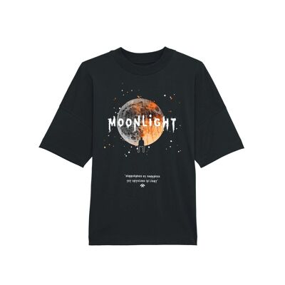 HeatWaves© 'Moonlight' - Black Oversized Tee