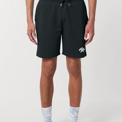 Black Unisex Sweatshorts