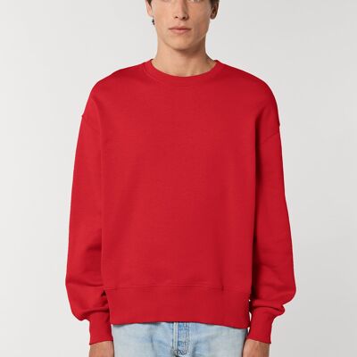 Red Oversized Sweatshirt