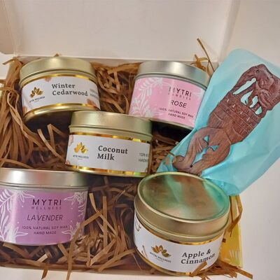 Scented Candle Gift Set - Cosy Night In - Option 2 for Booklovers