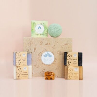 Natural Beauty Soap Box Hamper