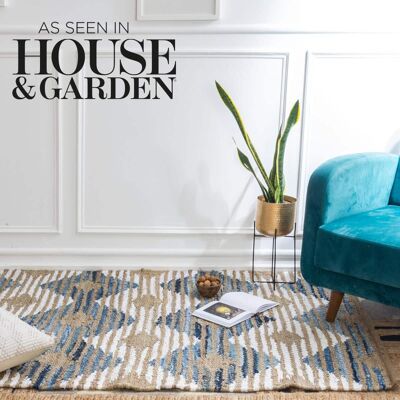 Tapis Denim & Jute - Grand