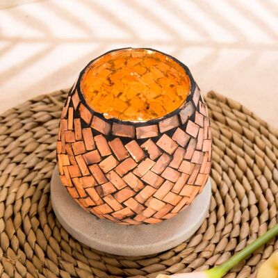 Mosaic Tealight Candle Holder