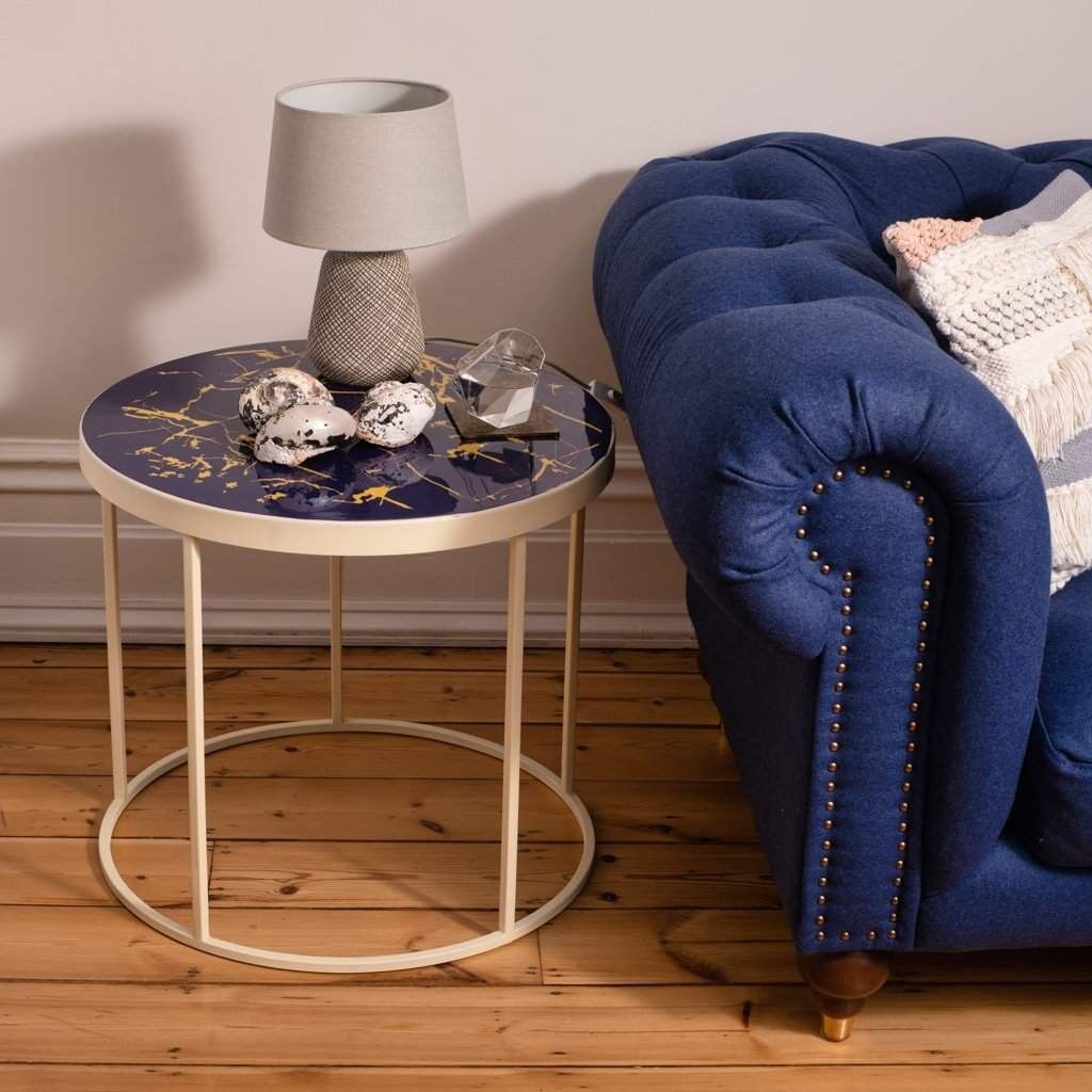 Weißer Retro Couchtisch - Abha