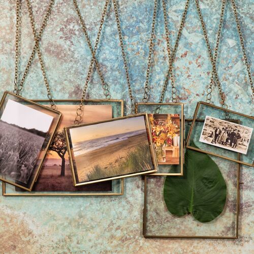 Antique Brass Photo Frames - 4*6inch (Landscape)