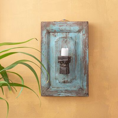 Wall Mounted Wooden Candle Holder (CAN-HOL-WOO-CHI-1)