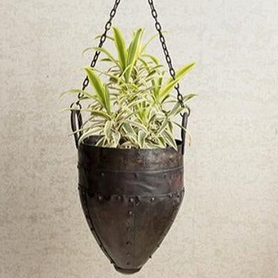 Iron Hanging Planter With Chain - Hasta
