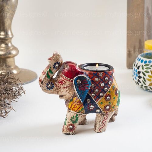 Elephant Candle Holder (ELE-CAN-SIN-MUL)