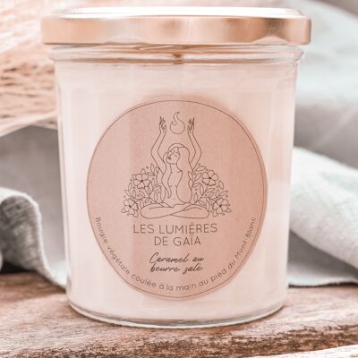 Salted butter caramel scented candle