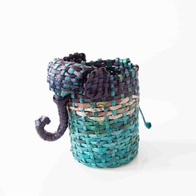 Recycled Paper Pen Pot Holders - Purple