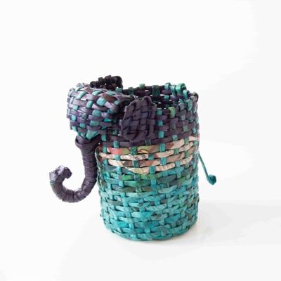 Recycled Paper Pen Pot Holders - Purple