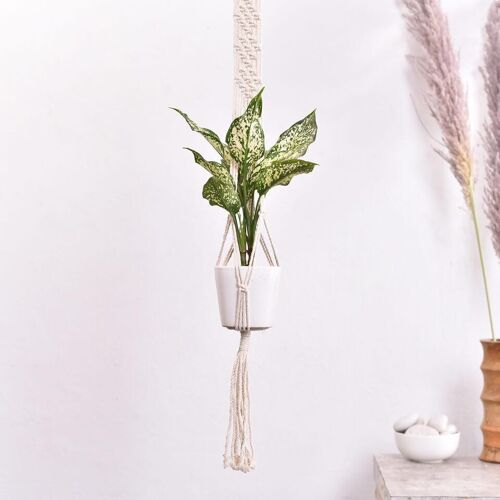 Macrame Wall Hanging Planter - Tassel