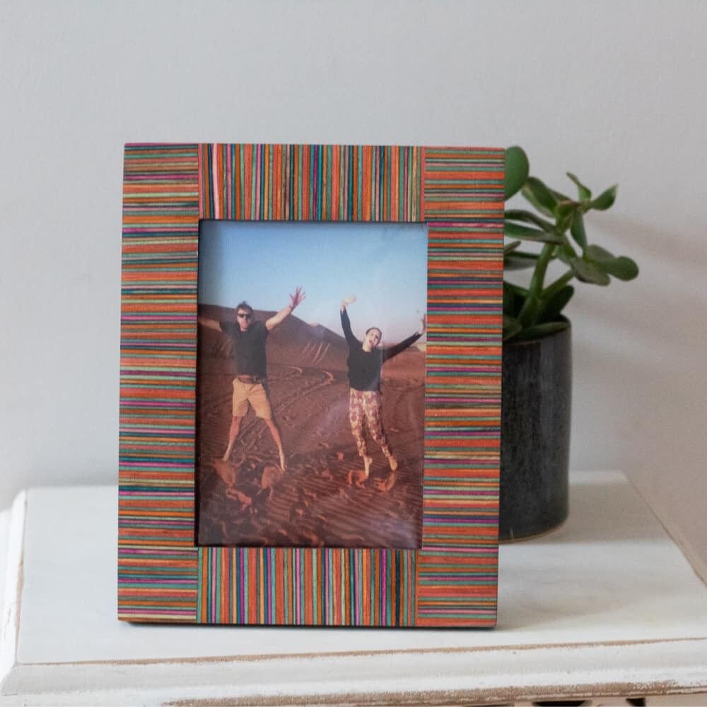 Marcos de fotos de madera de mango - 7x5/6x4 - Pequeño