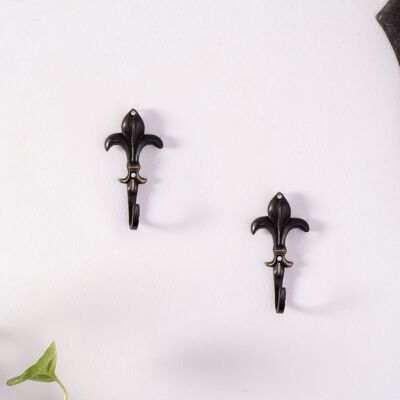 Vintage Wall Key Hooks - Fleur De Lis