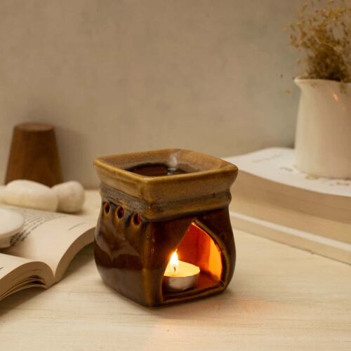 Ceramic Brown Oil Burner