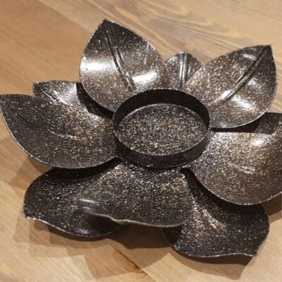 Metal Lotus Candle Holder