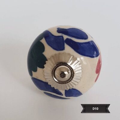 Pomelli per ante in ceramica stile vintage - D10