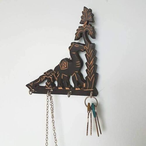 Wooden Wall Mounted Key Holder