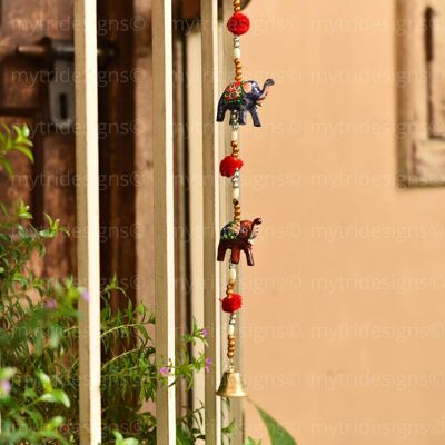 Indian Elephant Hanging Decor