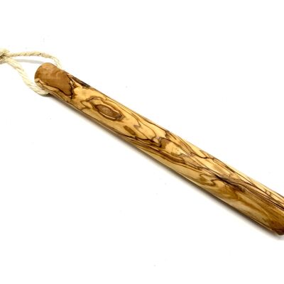 LONG chewing bones or sticks with band for dogs made of olive wood