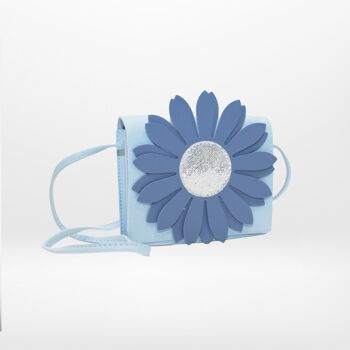 Sac bandoulière Flora - Bleu 3