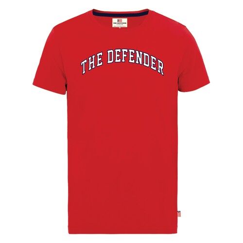 The Defender Hunter tee, red. S_XXL. 12 ST/BOX