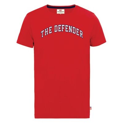 La camiseta Defender Hunter, roja. S_XXL. 12 ST/CAJA