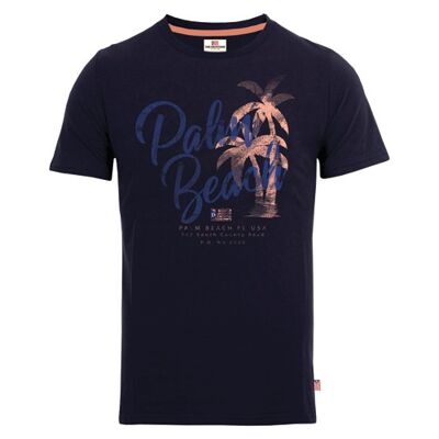 Le t-shirt Defender Hugo, bleu marine foncé. S-XXL. 12 PIECES/BOITE