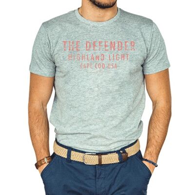 Le t-shirt Defender Edric, gris chiné. S-XXL. 12 PIECES/BOITE