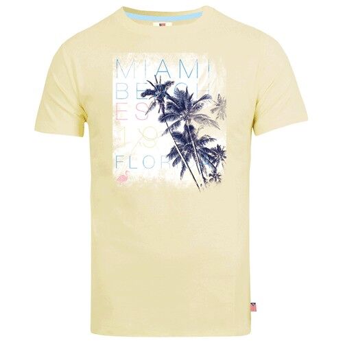 The Defender Collin tee, light yellow. S-XXL. 12 ST/BOX