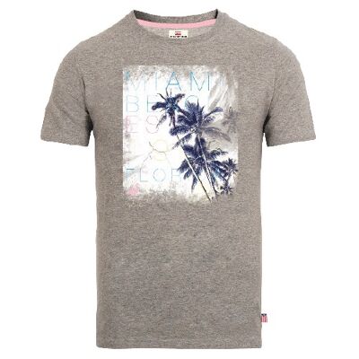 The Defender Collin tee, grey melange. S-XXL. 12 ST/BOX