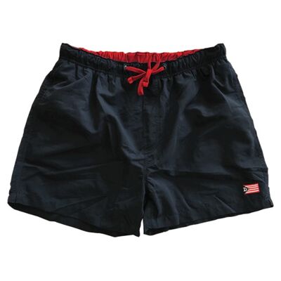 Die Defender Dario Badeshorts, schwarz. S-XXL. 12 ST/BOX