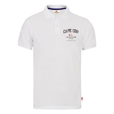 The Defender Erland Polo, white. S-XXL. 12 ST/BOX