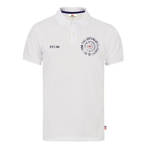 The Defender Fred Polo, white. S-XXL. 12 ST/BOX