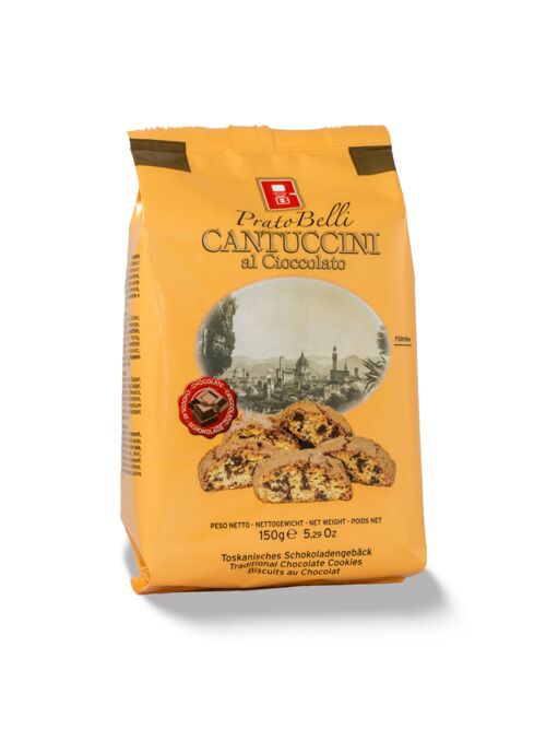 150 GRAMS - BAG - DARK CHOCOLATE chips cantuccini