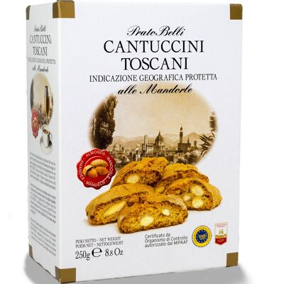 250 GRAMS - BOX
20% almonds PGI cantuccini